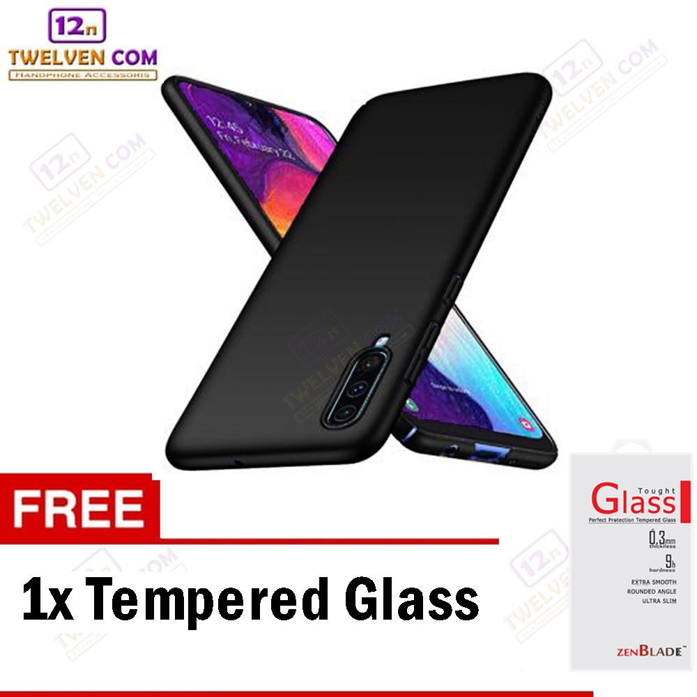 Case Ultra Slim Matte For Samsung A70 / A70s - Free Tempered Glass