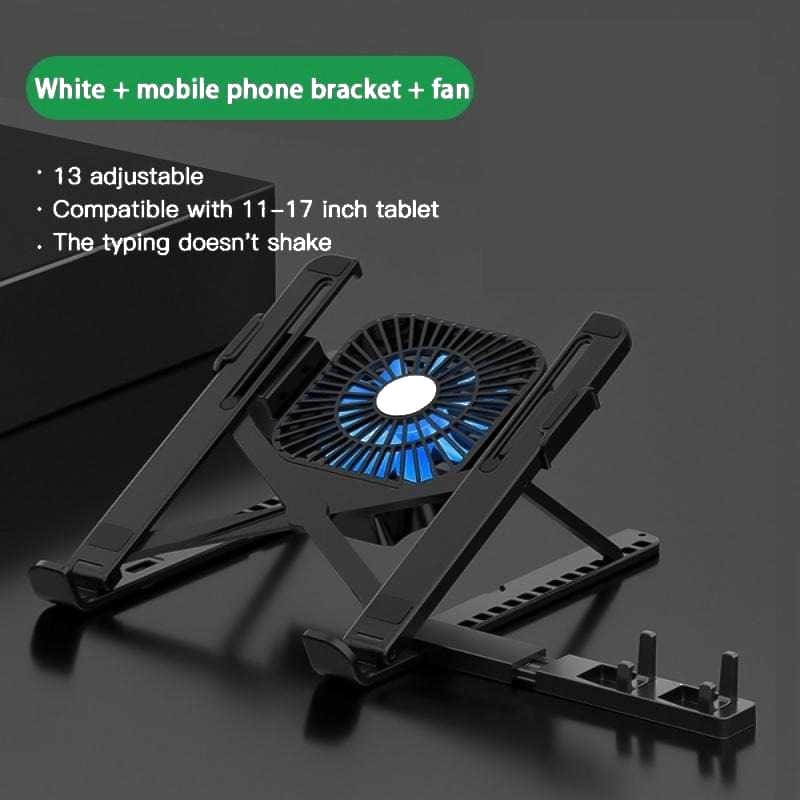 Stand Holder Lipat Adjustable Anti Slip Untuk Laptop/Notebook plus holder HP