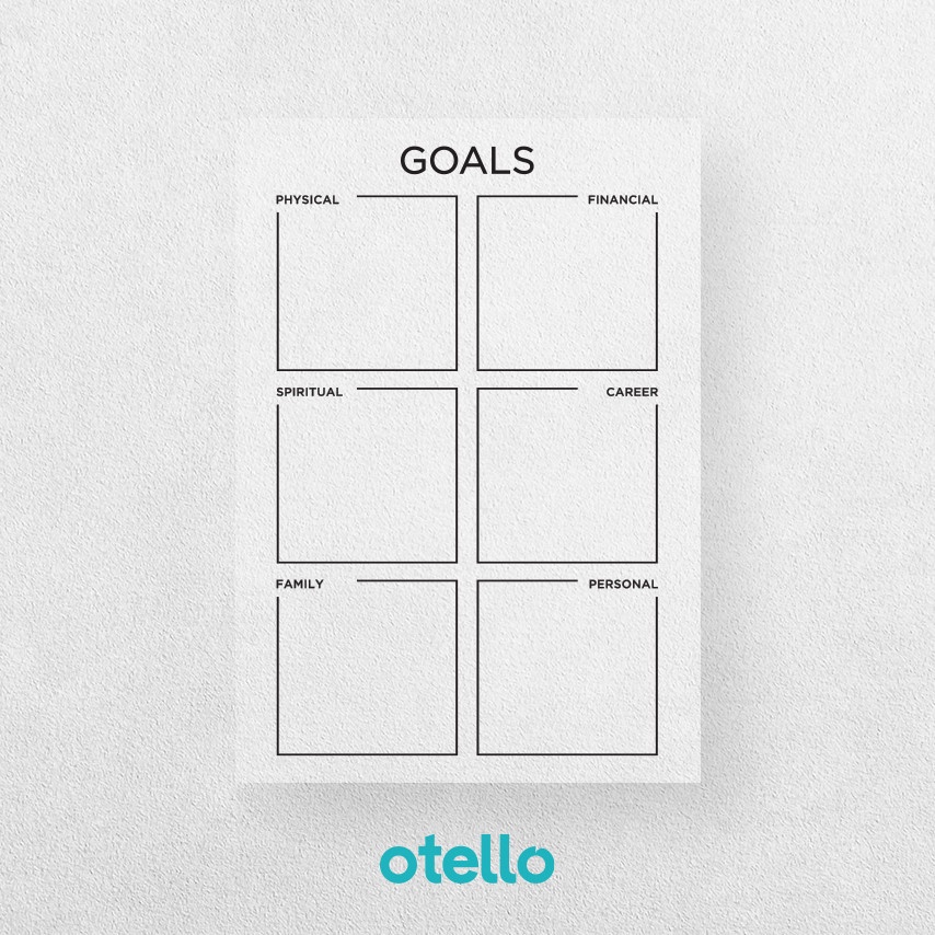 Goals Planner Jadwal Target Akrilik Schedule Planner Acrylic Modern