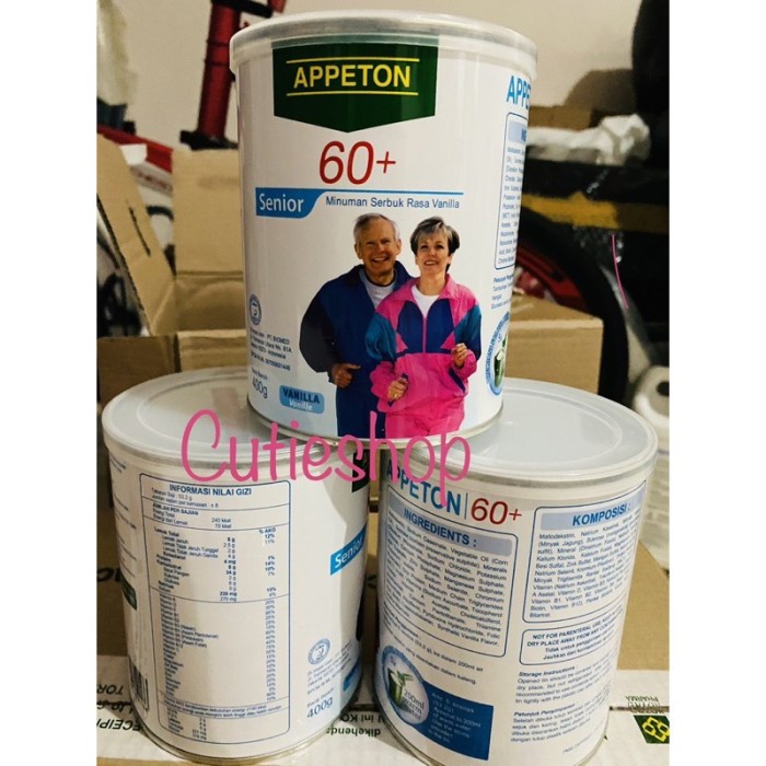 

Appeton 60 400 gram susu lansia susu orang tua vanila vanilla Diskon