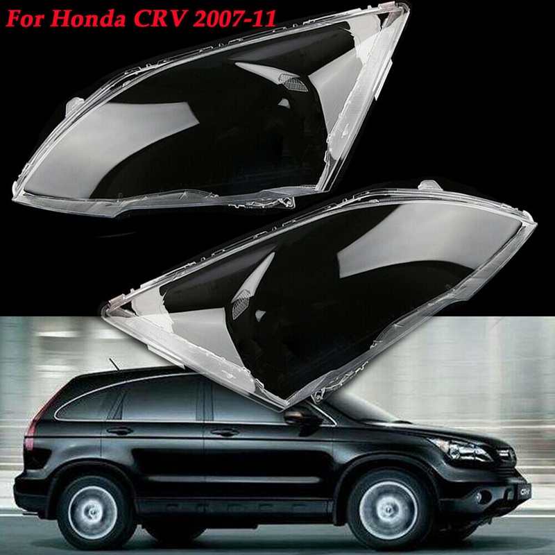 Pair Left+Right for Honda CRV CR-V 2007 08 09 10 2011 Car Headlight Lens Cover Headlamp Lampshade Front Auto Light Shell