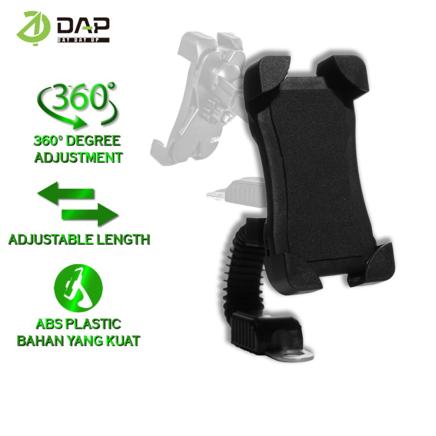 Holder Motor Spion Holder Sepeda DAP D-CZ2 Phone Holder Motorcycle