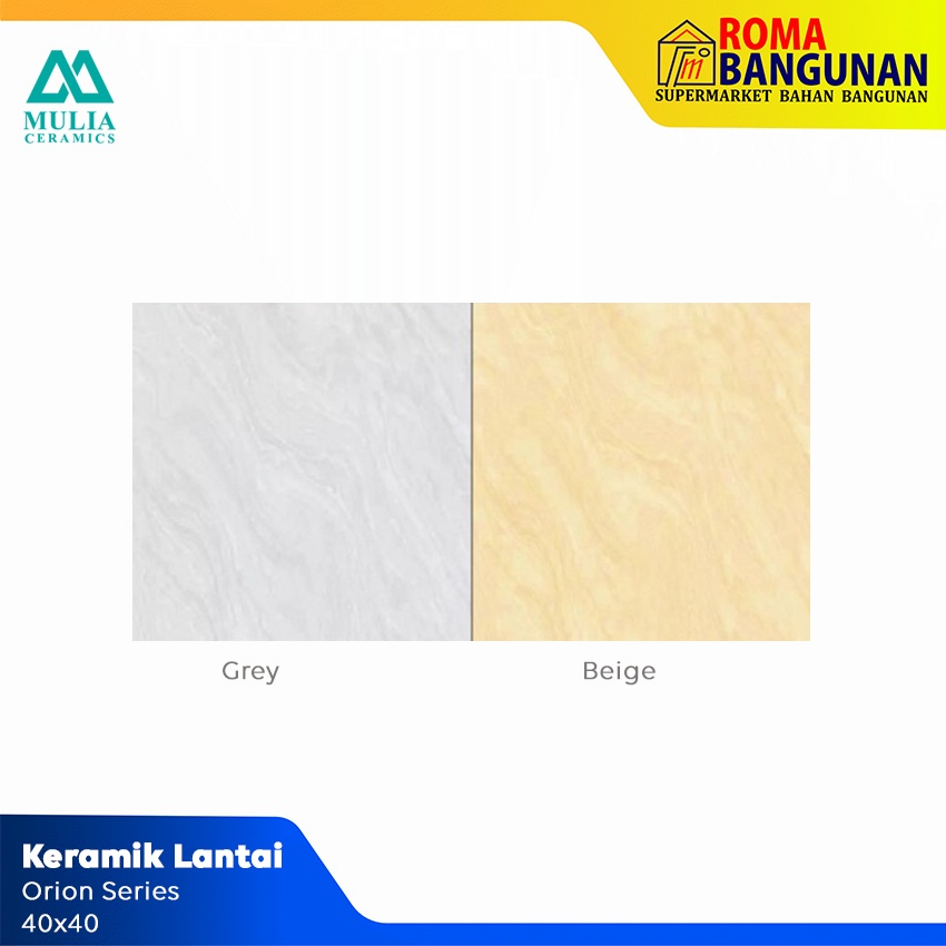 Mulia Keramik Lantai Motif Orion Series 40X40