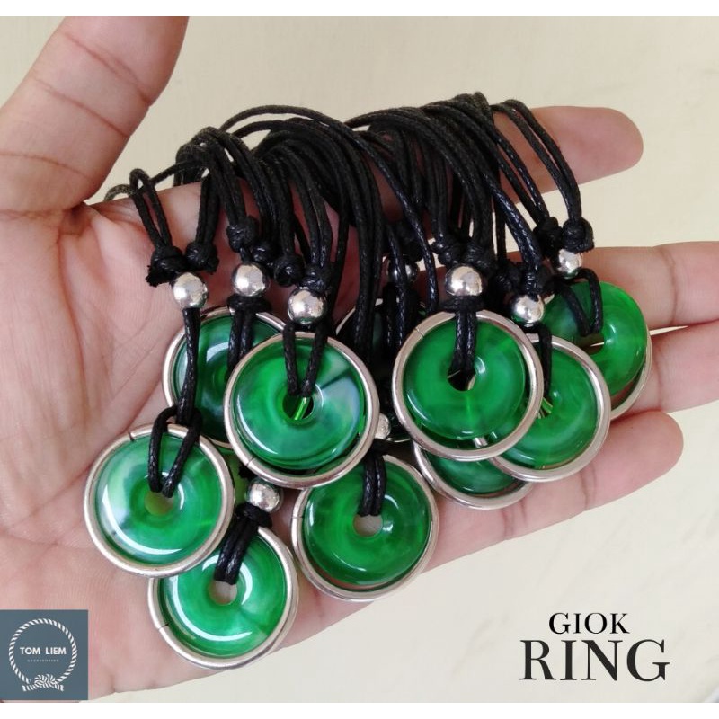 Kalung Giok Ring / Kalung Giok / Kalung Tali