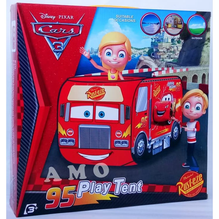 [COD] MAINAN ANAK TENDA MOBIL CARS MC QUEEN DUS JUMBO BESAR MANDI MAIN BOLA BAYI KADO TERBARU
