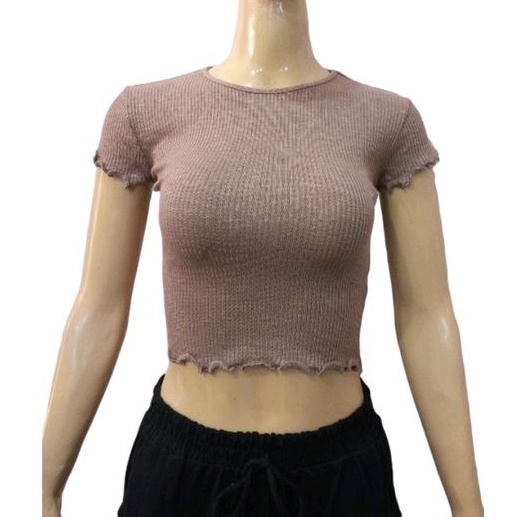 Croptop Casual Branded Sisa Export Termurah