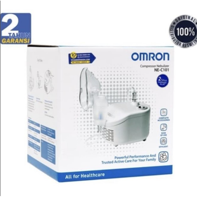 OMRON Mesin Uap Untuk Batuk Pilek Anak Dewasa Nebulizer NE-C101 Alat Uap Inhalasi