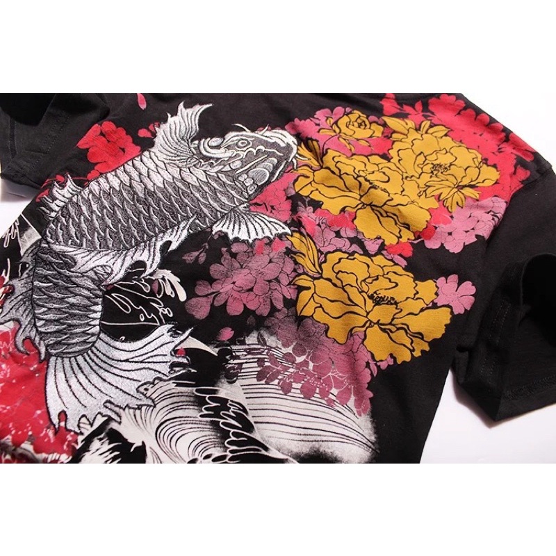 SK10 KAOS SUKAJAN IMPORT PRIA WANITA JEPANG KOREA KOI HARAJUKU ORIGINAL M-3XL JY40