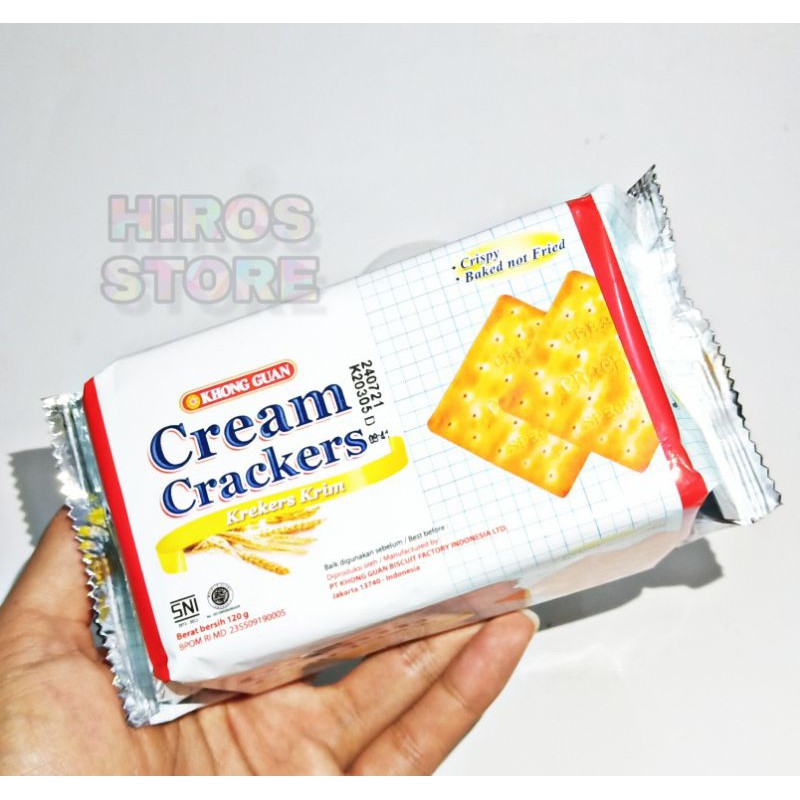 

Khong Guan Gabin Cream Cracker 120g • Isi 16 Keping