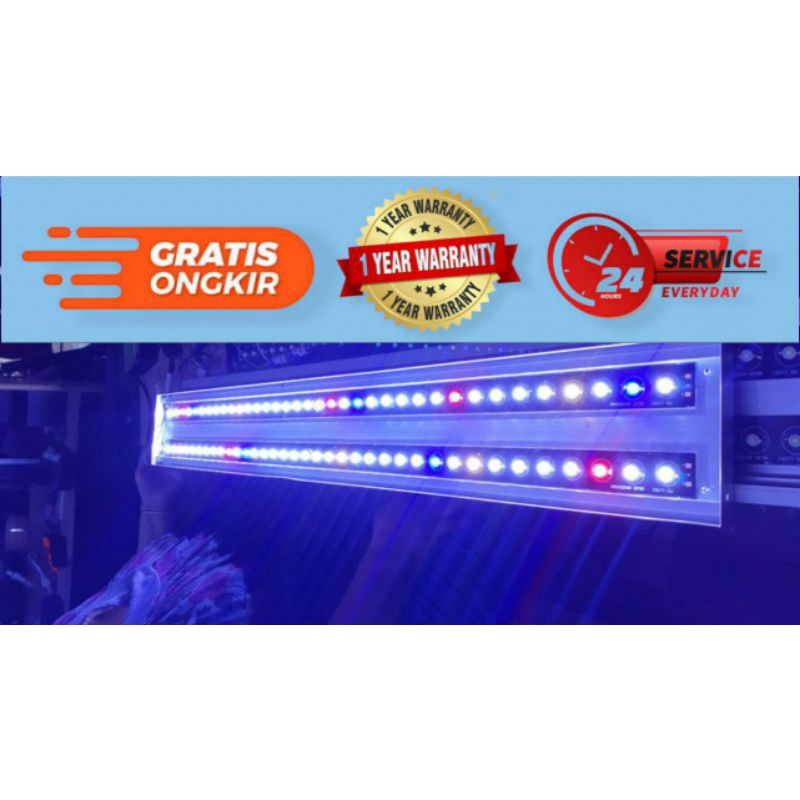 Lampu Aquascape Led hpl diy 100 watt 50-120cm free Standhood