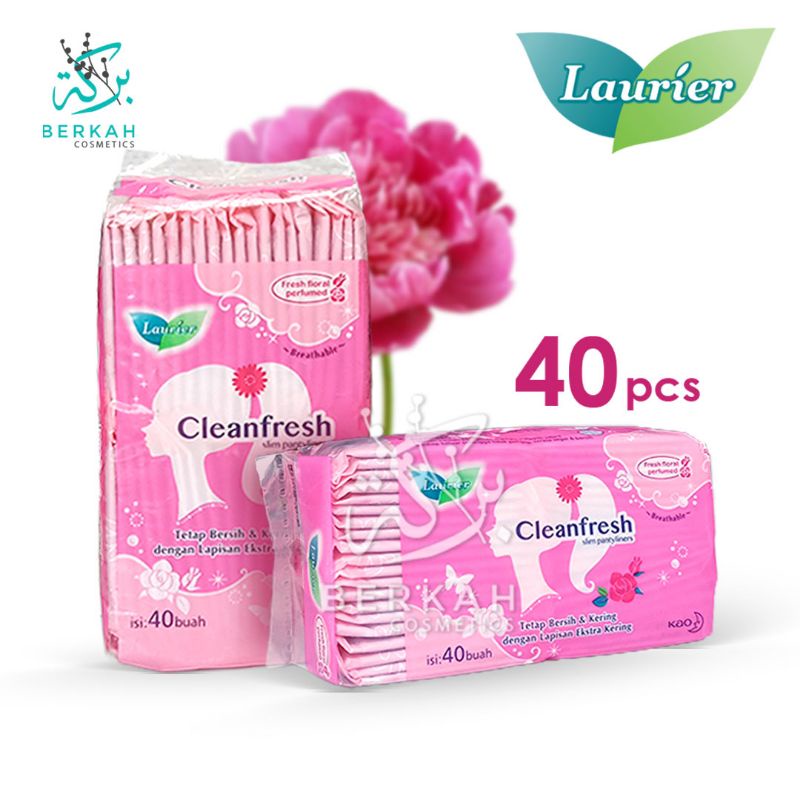 Laurier Slim Pantyliners Clean Fresh isi 40pcs