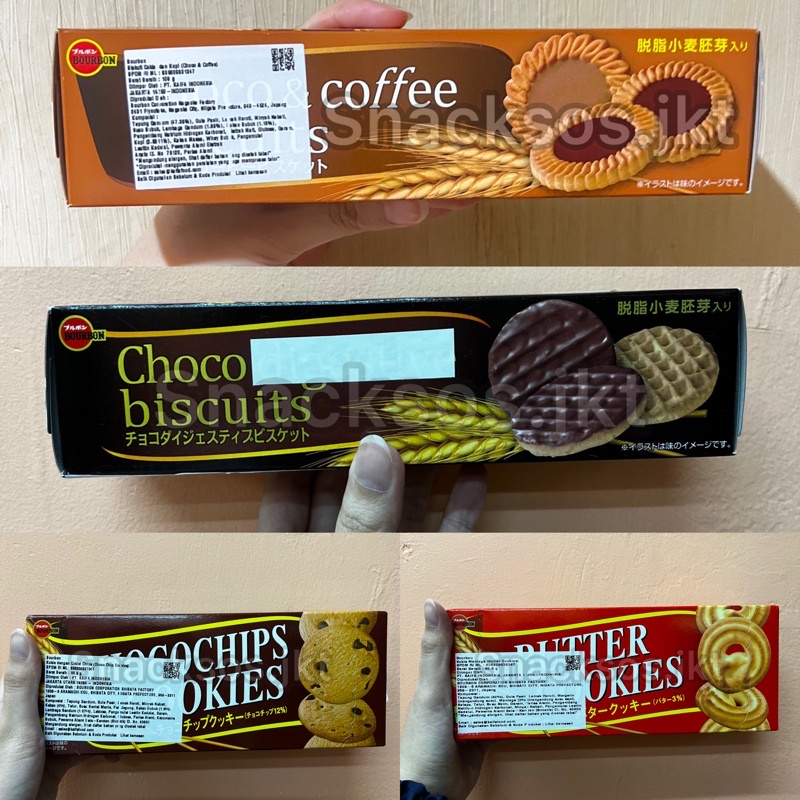 

BOURBON ALFORT CHOCOCHIPS COOKIES / BOURBON CHOCOLATE AND COFFEE BISCUITS / BOURBON CHOCOLATE BISCUITS / BOURBON BUTTER COOKIES / JEPANG