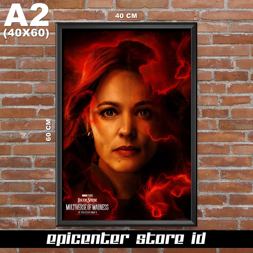 Poster Film Dr Strange Multiverse of Madness - Christine Palmer 40x60 + Frame