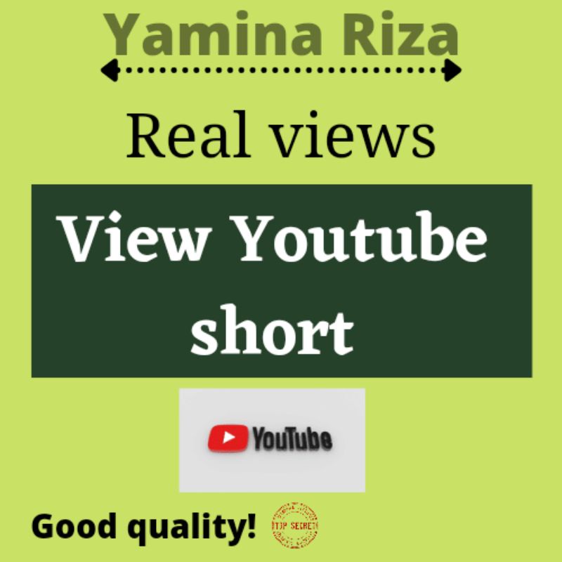 Viewers Youtube view short real aktif