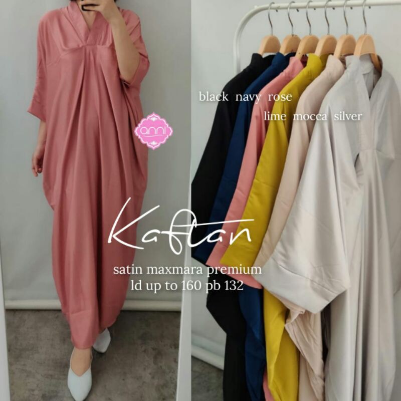 BAJU KAFTAN SATIN MAXMARA