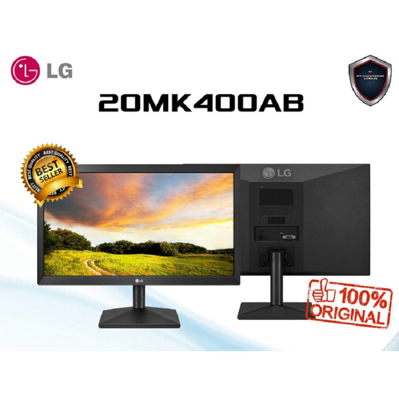 LG Monitor 20MK400A-B (Teknologi AMD FreeSync™)