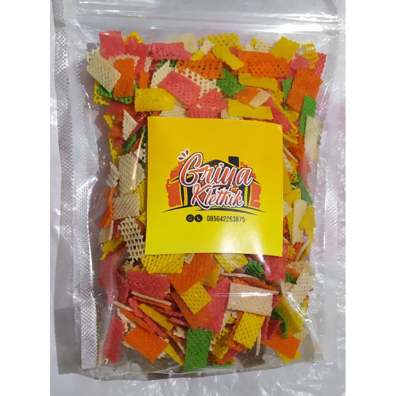 

Kerupuk Taro Warna Warni Mentah 250gr