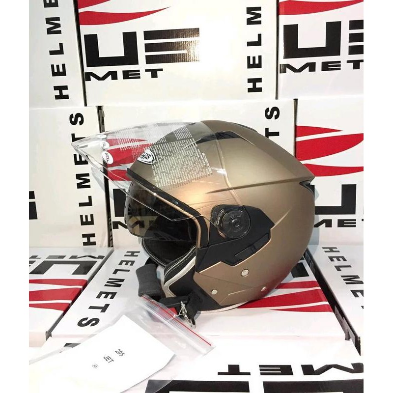 Helm Half Face Zeus 205 Bronze