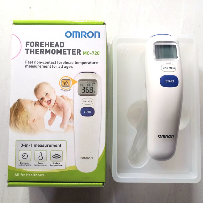 Termometer Digital MC 720 Forehead Omron Original Forehead Thermometer Gun MC 720 Omron Thermometer 