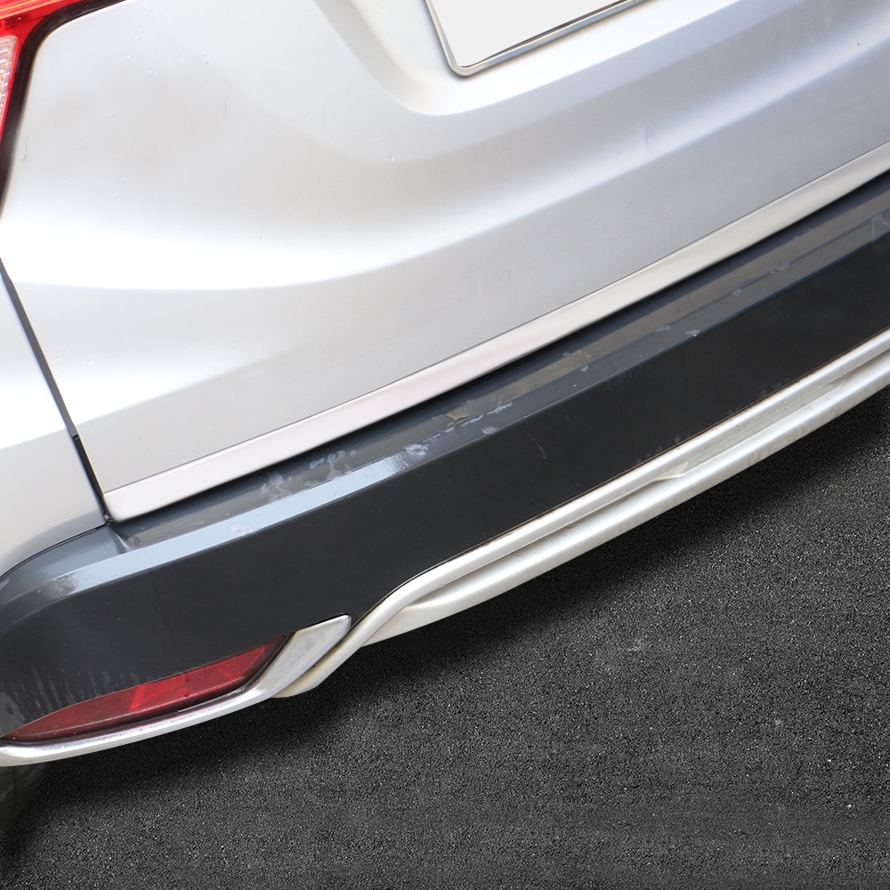 Stiker Strip Trim Pintu Bagasi Belakang Mobil Bahan Stainless Steel Untuk Honda HRV HR-V Vezel 2014-2020