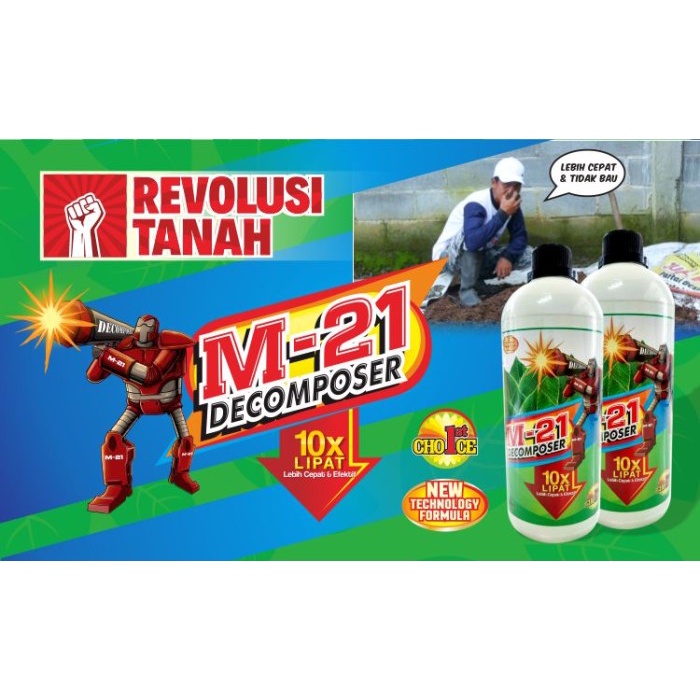 Pupuk M21 Decomposer M 21 Dekomposer 1 Liter ready stock