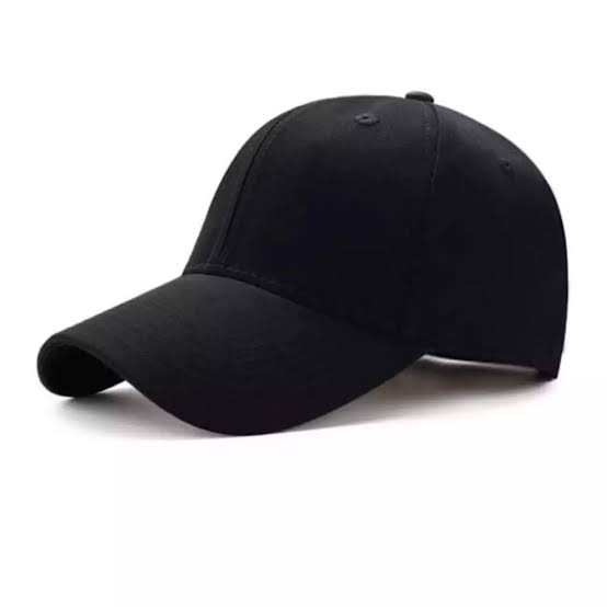 PREMIUM Topi polos HITAM / topi baseball POLOS dril murah / topi HITAM polos murah fashion kekinian rell / Topi Unisex Aksesoris fashion distro polos