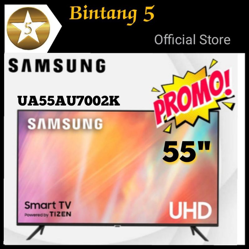 SAMSUNG 55AU7002 SAMSUNG SMART TV 55 INCH CRYSTAL UHD UA55AU7002K 55AU70 SAMSUNG LED TV 55" UA55AU70