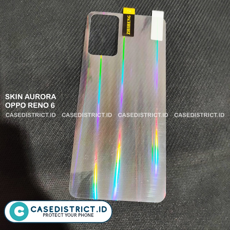 Skin Aurora OPPO RENO6 RENO 6 Garskin Pelangi OPPO RENO6 RENO 6 Stiker OPPO RENO6 RENO 6 Back Screen