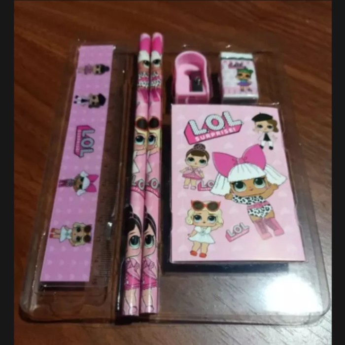 

Mantap Study Set Mix 6 In 1 Karakter Kartun. Murah Hot Sale