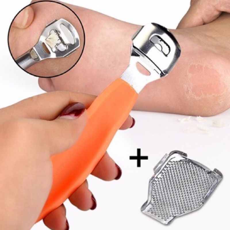 Sikat Kaki | Amplas Kuku | Tangan | Kaki | Penghalus Kaki 4 in 1 | Credo Solingen | Pedicure Manicure Set