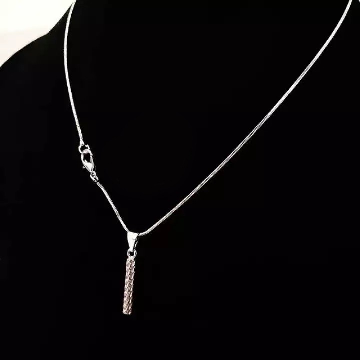 Minguk By MatchAfashion / Kalung Anti Karat Pria Wanita Style Korea  Viral Rantai Hits Faith Silver