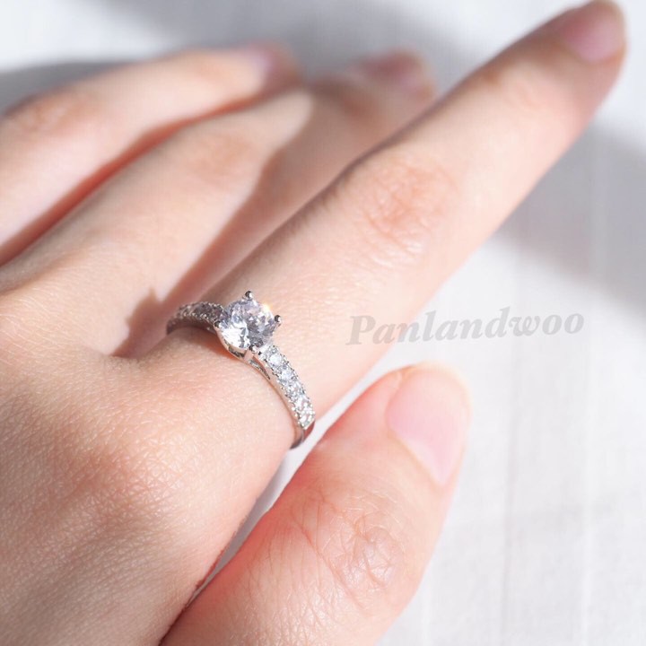 Panlandwoo - Cincin Rhodium Wanita Darling Image 5