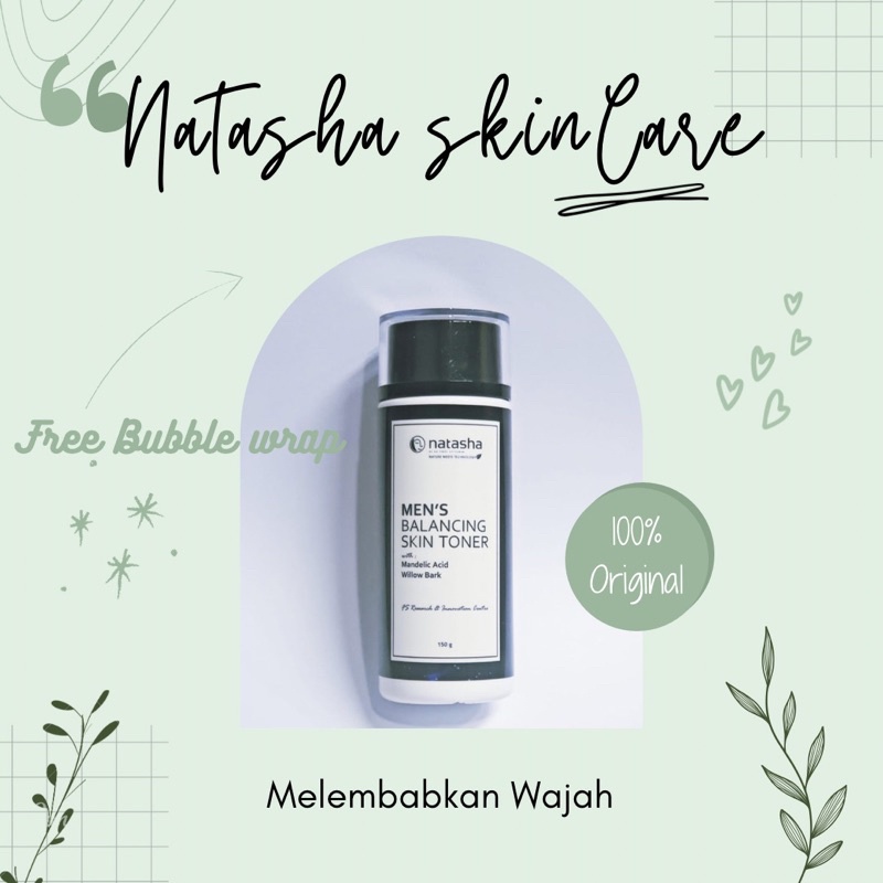 Men’s Balancing Skin Toner, Melembabkan, Toner Pria Natasha