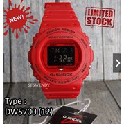 Jam Tangan G Shock DW-5700 Full Tali Merah Digital Sporty Pria & Anak Anak Belum Ada Penilaian