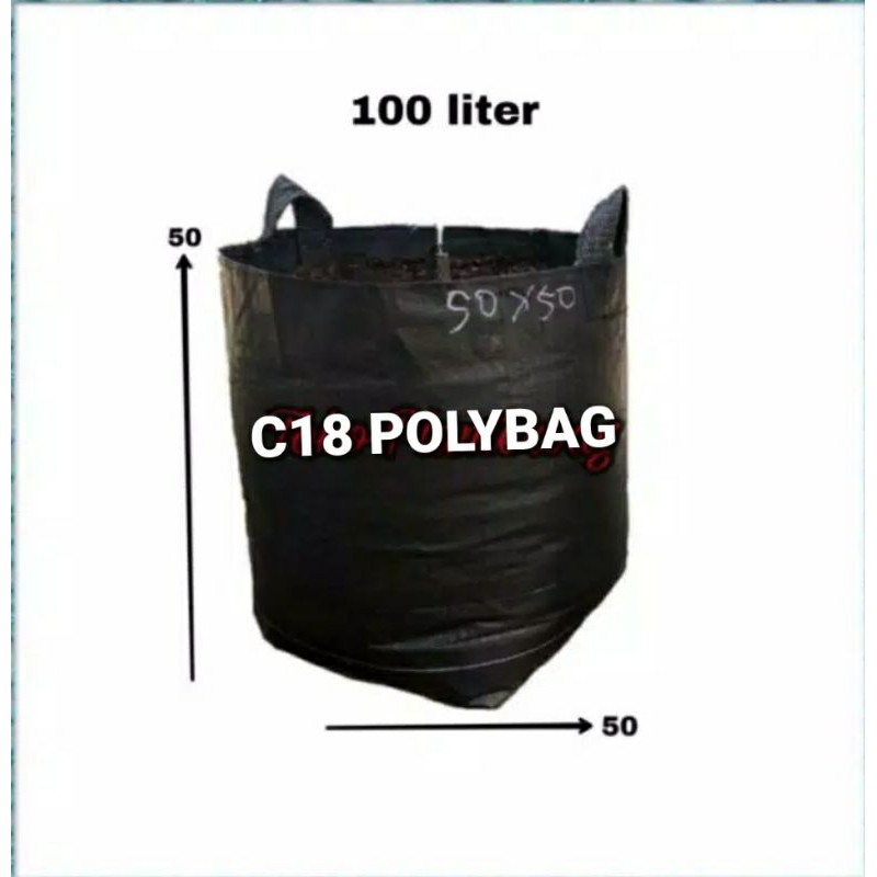 PLANTER BAG HITAM 100 LITER