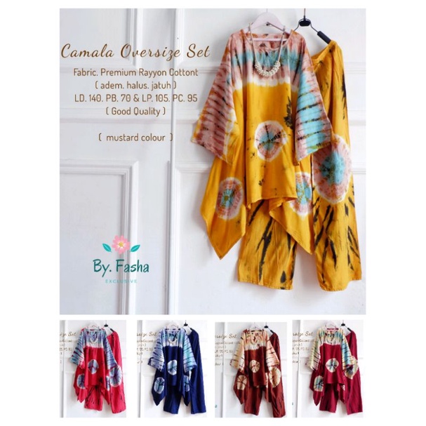 SETELAN CP WAKA JUMBO WARNA MOTIF BY FASHA