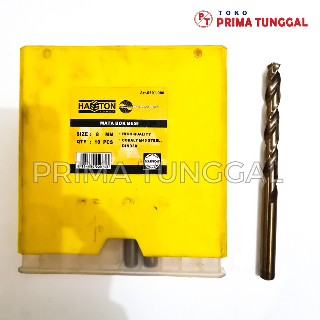 Mata Bor Besi Hasston 8mm Matabor Besi Prohex Mata Bor Kayu Prohex 8MM