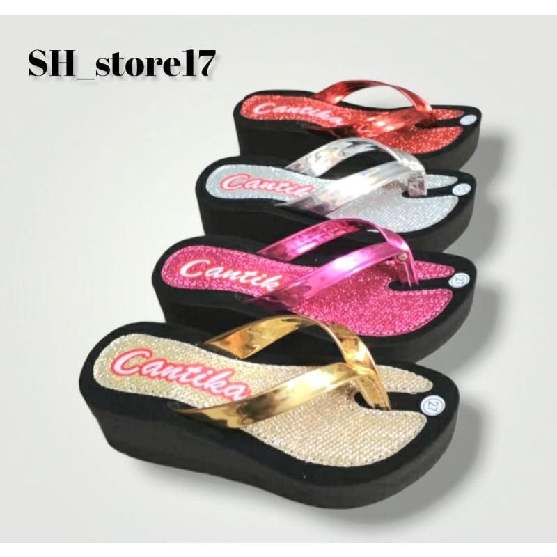 sandal wedges anak wanita manohara A11