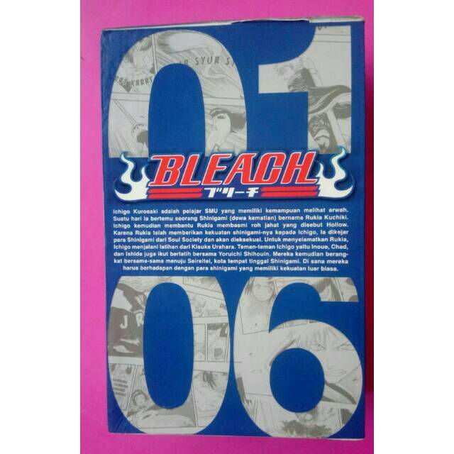 Paket komik bleach vol 1 2 3 4 5 6 ( tite kubo ) 1-6