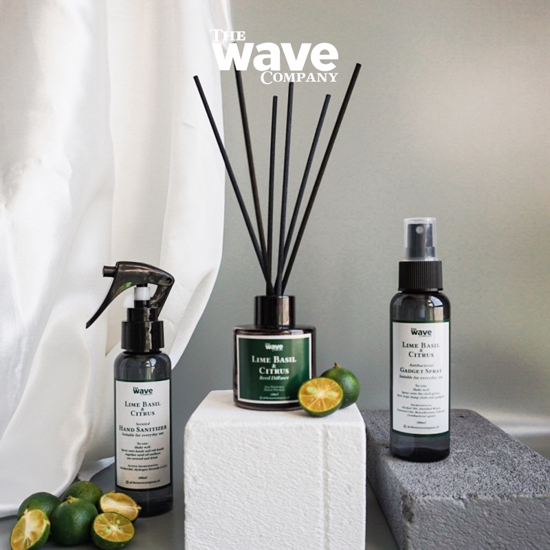 Reed Diffuser (50ml) - The Wave Company-Lime Basil & Citrus
