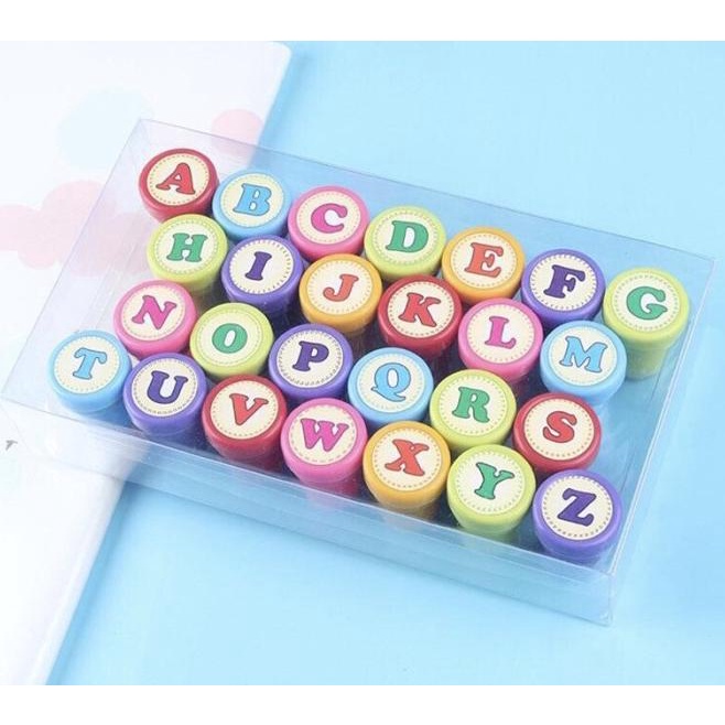 

✯ Stempel huruf abc besar, stamp anak murah meriah, stamp utk belajar ➹