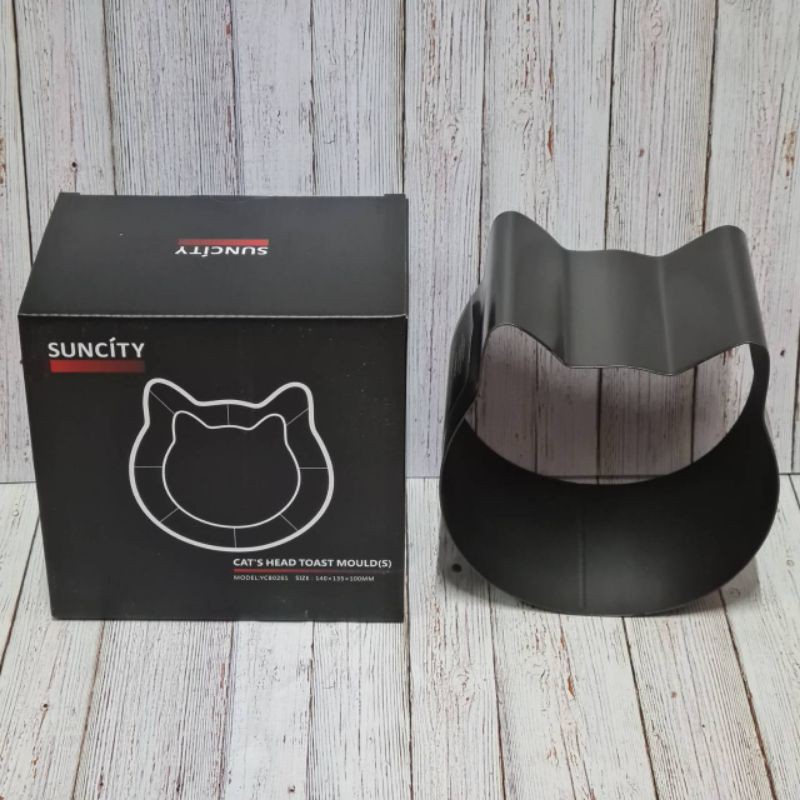 Suncity kitten cat head toast box mould / loyang roti tawar bentuk kucing