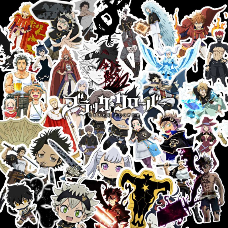 

STIKER BLACK CLOVER 35 PCS