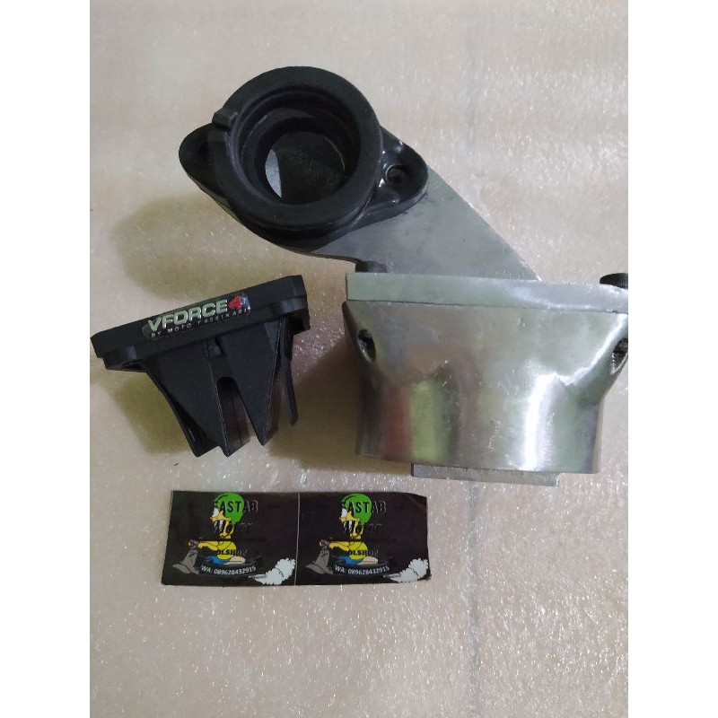 Manipol intake kodok  fizr panjang + membran racing vforce 4 + karet manipol