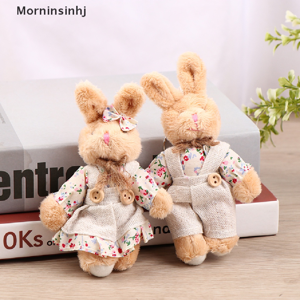 Mornin Gantungan Kunci Boneka Teddy Bear Bahan Plush