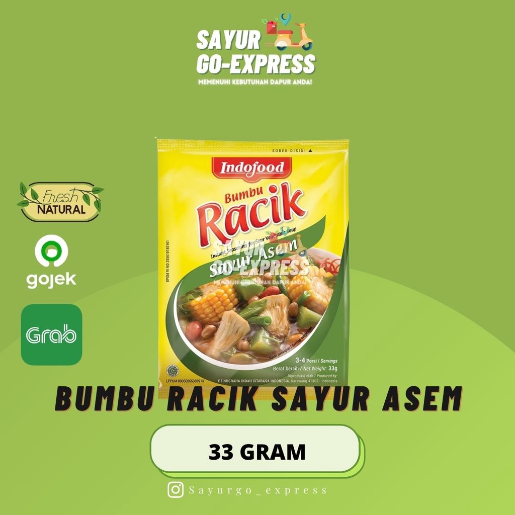 

Bumbu Racik Sayur Asem 33 gram