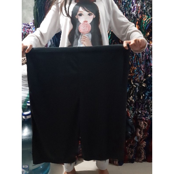 CELANA SOT PENDEK 3/4 SIZE XL KAIN KAOS TEBAL