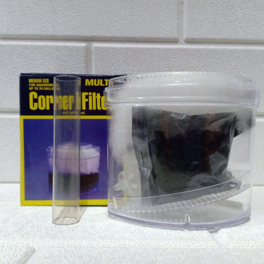 MULTI CORNER FILTER MEDIUM FILTER INTERNAL POJOK AQUARIUM