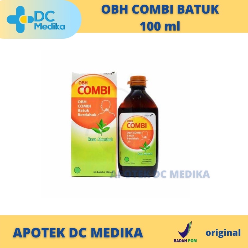 Obh Combi Batuk berdahak 100ml / Obh combi gepeng / Obh combi batuk berdahak