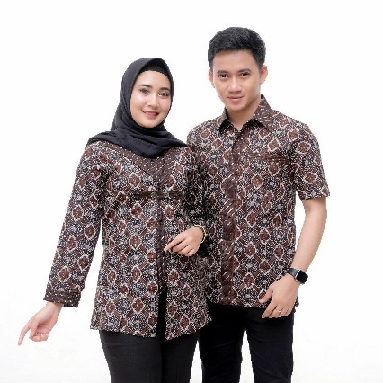 Batik Couple Sarimbit Motif Terbaru,batik Asli Pekalongan Ecer,lusinan,kodian Bisa Cod
